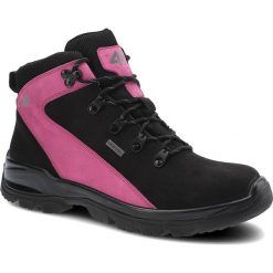 Czarne Buty Trekkingowe 4F Damskie Wygodne Obuwie. Czarne obuwie trekkingowe damskie 4F, z materiału, bez zapięcia. Za 309.00 zł.