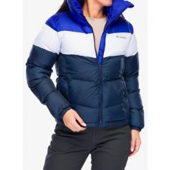 Kurtka ocieplana damska Columbia Puffect II Colorblock Jacket. Niebieskie kurtki sportowe damskie Columbia, bez wzorów, bez ramiączek, bez kaptura, trekkingowe. Za 429.99 zł.