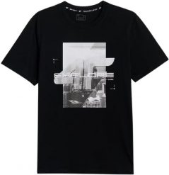 4f KOSZULKA MĘSKA SPORTOWA T-SHIRT 4F OKRĄGŁY DEKOLT M2660. Koszulki sportowe męskie 4F, m, bez wzorów, bez ramiączek. Za 35.00 zł.