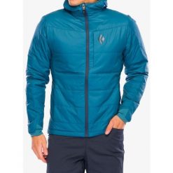 Kurtka ocieplana Black Diamond Solution Hoody. Niebieskie kurtki męskie Black Diamond, bez wzorów, sportowe, bez kaptura. Za 929.49 zł.