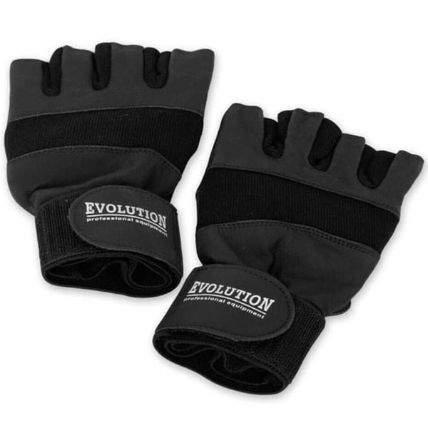 Rękawice fitness Evolution Professional Equipment ze skóry naturalnej Standard. Czarne rękawiczki damskie EVOLUTION PROFESSIONAL EQUIPMENT, bez wzorów, ze skóry. Za 32.00 zł.