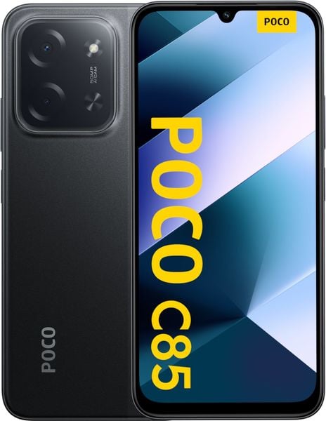 Smartfon POCO C85 6/128GB Czarny (null). Czarne smartfony POCO. Za 528.99 zł.