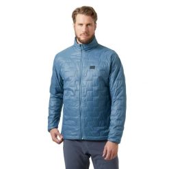 Kurtka narciarska Helly Hansen Lifaloft. Niebieskie kurtki sportowe męskie Helly Hansen, na zimę, m, bez wzorów, bez kaptura, narciarskie. W wyprzedaży za 789.00 zł.