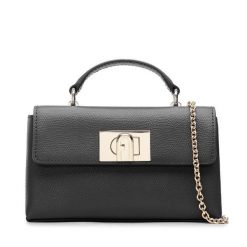 Torebka Furla. Czarne torebki do ręki damskie Furla, bez wzorów, bez dodatków. Za 909.99 zł.