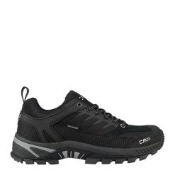 Buty trekkingowe męskie CMP RIGEL 2.0 LOW skóra wodoodporne. Czarne trekkingi męskie CMP, ze skóry, bez zapięcia. Za 449.99 zł.