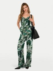 ONLY Kombinezon Nova 15352529 Zielony Regular Fit. Zielone sukienki damskie ONLY, l, bez wzorów, z wiskozy, bez kołnierzyka, bez ramiączek. Za 139.99 zł.