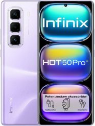 Smartfon Infinix Hot 50 Pro+ 8/256GB Fioletowy (X6880PR). Fioletowe smartfony Infinix. Za 989.58 zł.