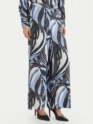 Vero Moda Spodnie materiałowe Vera 10338759 Niebieski Wide Leg. Niebieskie spodnie materiałowe damskie Vero Moda, bez wzorów, z materiału. Za 179.99 zł.