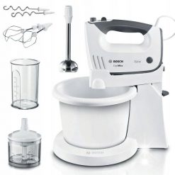 Mikser Bosch Mikser z misą Bosch ErgoMixx MFQ37490 750W 5 prędkości Funkcja Turbo Stojak. Miksery Bosch. Za 965.80 zł.