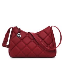 Torebka Desigual. Czerwone listonoszki damskie Desigual, bez wzorów, bez dodatków. Za 189.99 zł.