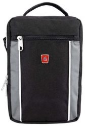 Torba na ramię z przewodnikiem podróżnika, czarna. Czarne torby na ramię męskie Erima, z materiału, na ramię. Za 166.99 zł.