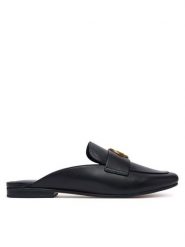 MICHAEL Michael Kors Klapki Mckenzie 40T6MZFP1L Czarny. Czarne klapki damskie MICHAEL Michael Kors, bez wzorów, ze skóry, bez obcasa, bez zapięcia. Za 679.99 zł.