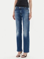 Guess Jeansy W5YA15 D5PY3 Niebieski Regular Fit. Niebieskie jeansy damskie Guess, z aplikacjami, z bawełny. Za 369.99 zł.
