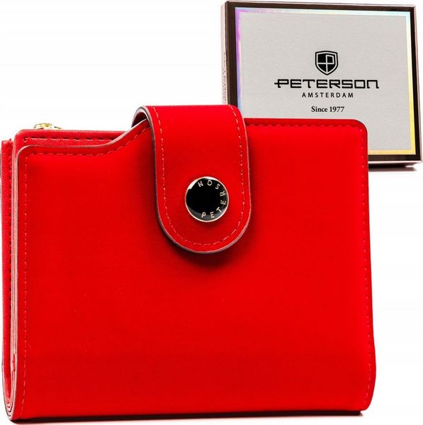 Peterson Portfel damski średnich rozmiarów ze skóry ekologicznej - Peterson NoSize. Portfele damskie Peterson, ze skóry ekologicznej. Za 103.54 zł.