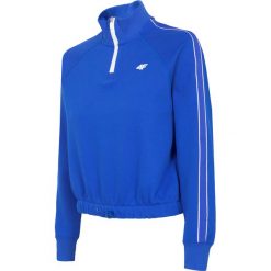 Bluza damska BLD264 - kobalt. Bluzy damskie 4F, bez wzorów, z dzianiny, bez ramiączek, bez kaptura. W wyprzedaży za 59.99 zł.
