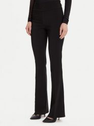 Rinascimento Spodnie materiałowe CFC0125318003 Czarny Flare Fit. Czarne spodnie materiałowe damskie Rinascimento, bez wzorów, z materiału. Za 429.99 zł.