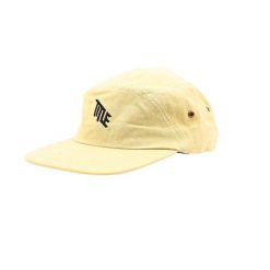 Dorosły Rowery Górskie Czapka z Daszkiem Casquette Title Five Panel. Żółte czapki damskie TITLE, na lato, z bawełny, bez zapięcia. Za 239.50 zł.
