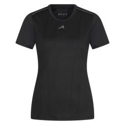 Damska koszulka do jazdy konnej Euro-Star Ella. Czarne bluzki damskie EURO-STAR, bez wzorów, retro, bez kołnierzyka, bez ramiączek. Za 324.50 zł.