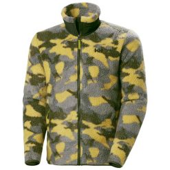 Kurtka narciarska z nadrukowanym futrem Helly Hansen Panorama. Żółte kurtki sportowe męskie Helly Hansen, na jesień, m, bez wzorów, z poliesteru, bez kaptura, narciarskie. Za 573.50 zł.