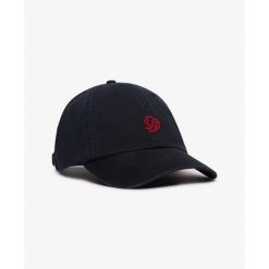 Damska czapka z daszkiem Superdry Sd Embroidered. Niebieskie czapki damskie Superdry, bez wzorów, klasyczne. Za 144.10 zł.