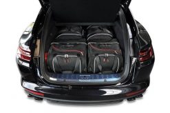 Torby Do Bagażnika Porsche Panamera St 2017-2024 4Szt Kjust. Czarne torby podróżne damskie KJUST, bez wzorów, z kauczuku. Za 1,240.00 zł.