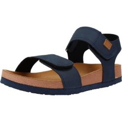 Sandały GIOSEPPO TREDEGAR Niebieski. Niebieskie sandały damskie Gioseppo, bez wzorów, z syntetyku, bez obcasa, bez zapięcia. Za 127.99 zł.