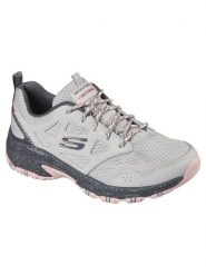 Buty Kobieta Skechers Hillcrest Pure Escapa szary. Szare obuwie trekkingowe damskie Skechers, z materiału, bez zapięcia. Za 269.99 zł.