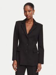 Marella Marynarka Emme by Marella Amico1 2625046251 Czarny Slim Fit. Czarne marynarki i żakiety damskie Marella, bez wzorów, z syntetyku, bez kołnierzyka, bez ramiączek. Za 849.99 zł.