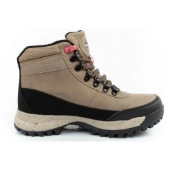 Damskie buty trekkingowe Vertigo Alpes Everest. Brązowe obuwie trekkingowe damskie Aulp, z materiału, bez zapięcia. Za 259.99 zł.