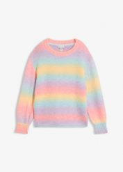 Sweter boxy. Brązowe swetry nierozpinane damskie bonprix, bez wzorów, bez kołnierzyka, bez ramiączek. Za 149.99 zł.