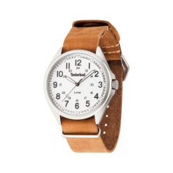 Timberland Zegarek RAYNHAM. Analogowe zegarki męskie Timberland, bez wzorów, ze skóry, szklane. Za 290.00 zł.