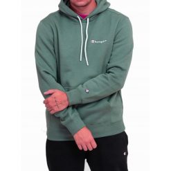 Bluza na co dzień męska CHAMPION z kapturem. Czarne bluzy sportowe męskie Champion, na zimę, m, bez wzorów, z kapturem, snowboardowy. Za 289.00 zł.
