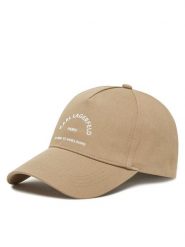 KARL LAGERFELD Czapka z daszkiem A1W33201 Beżowy. Brązowe czapki damskie KARL LAGERFELD, bez wzorów, z bawełny. Za 179.99 zł.