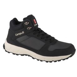 Buty trekkingowe męskie, Campus Norden. Czarne trekkingi męskie Campus, z gumy, bez zapięcia. Za 249.99 zł.