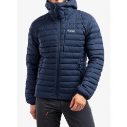 Kurtka puchowa męska Rab Infinity Microlight Jacket. Niebieskie kurtki męskie RAB, m, bez wzorów, z puchu, sportowe, bez kaptura. Za 1,182.99 zł.
