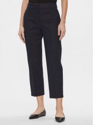 Tommy Hilfiger Chinosy WW0WW40504 Granatowy Regular Fit. Niebieskie spodnie materiałowe damskie Tommy Hilfiger, bez wzorów, z bawełny. Za 309.99 zł.