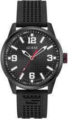 Zegarek męski Guess GW0890G2 czarny. Czarne zegarki męskie Guess, z aplikacjami. Za 539.00 zł.
