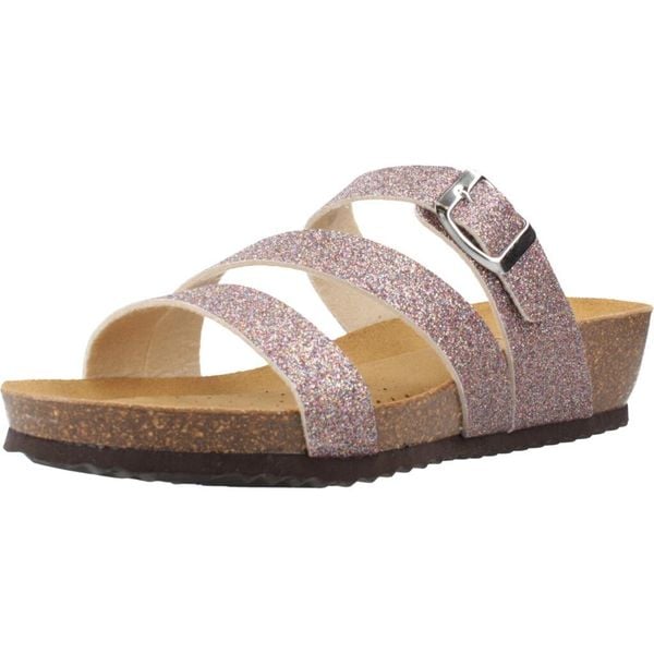 Sandały GEOX D551AA Rose. Czerwone sandały damskie Geox, bez wzorów, z syntetyku, bez obcasa, bez zapięcia. Za 205.99 zł.