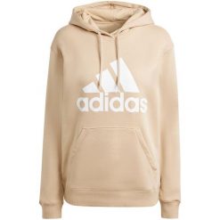 Bluza damska adidas Essentials Big Logo Regular Fleece Hoodie. Białe bluzy damskie Adidas, m, bez wzorów, sportowe, bez ramiączek, bez kaptura. Za 219.00 zł.
