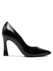KARL LAGERFELD Czółenka Premiere 90 KL33514 Czarny. Czarne czółenka damskie KARL LAGERFELD, bez wzorów, z lakierowanej skóry, bez obcasa, bez zapięcia. Za 539.99 zł.