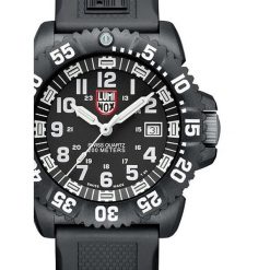 Zegarek męski Luminox XS.3051.F, Quartz, 44mm, 20ATM. Czarne, analogowe zegarki męskie Luminox, bez wzorów, z materiału. Za 1,873.95 zł.