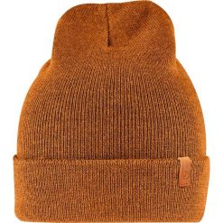 Klasyczna Dzianinowa Czapka Fjall Raven Dorosłych. Brązowe czapki męskie Fjällräven, na zimę, bez wzorów, z dzianiny. Za 188.99 zł.