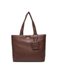 Guess Torebka Sunetra HWNG75 34230 Brązowy. Brązowe shopperki damskie Guess, z aplikacjami, ze skóry, bez dodatków. Za 489.99 zł.