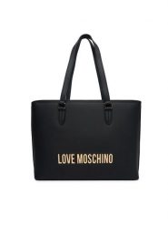 LOVE MOSCHINO Torebka JC4190PP1OKD0000 Czarny. Czarne shopperki damskie Love Moschino, bez wzorów, ze skóry, bez dodatków. Za 1,049.00 zł.