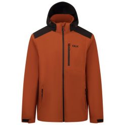 Dlx Durand - Męska kurtka softshell Dlx Burnt Orange. Brązowe kurtki męskie DLX, m, bez wzorów, z polaru, bez kaptura, do jazdy konnej. Za 469.45 zł.