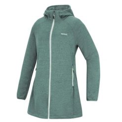 Bluza damska Bloomfield Long Line Fill z kapturem i zamkiem błyskawicznym. Zielone bluzy damskie Regatta, m, bez wzorów, z dzianiny, eleganckie, bez ramiączek, z kapturem. Za 159.99 zł.