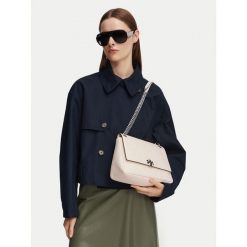 Torebka Tory Burch. Brązowe listonoszki damskie Tory Burch, bez wzorów, bez dodatków. Za 3,029.00 zł.