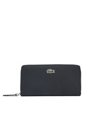 Lacoste Portfel NF2900PK Czarny. Czarne portfele damskie Lacoste, ze skóry. Za 429.99 zł.