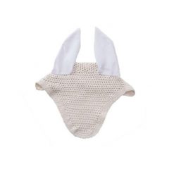 Czapka na muchy z elastyczną ochroną uszu Kavalkade Easy. Białe czapki damskie KAVALKADE, bez wzorów, sportowe. Za 123.50 zł.