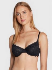 Dorina Biustonosz z fiszbiną Rosa D001682LA084 Czarny. Czarne biustonosze Dorina, bez wzorów, z syntetyku. Za 59.99 zł.
